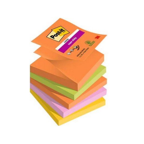 Super Sticky Z-POST-IT Notes Boost Colour Collection 76 x 76 mm