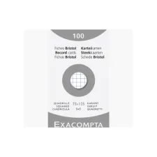 Systeemkaart 75x125mm ruit wit/pk100 Systeemkaart 75x125mm ruit wit/pk100