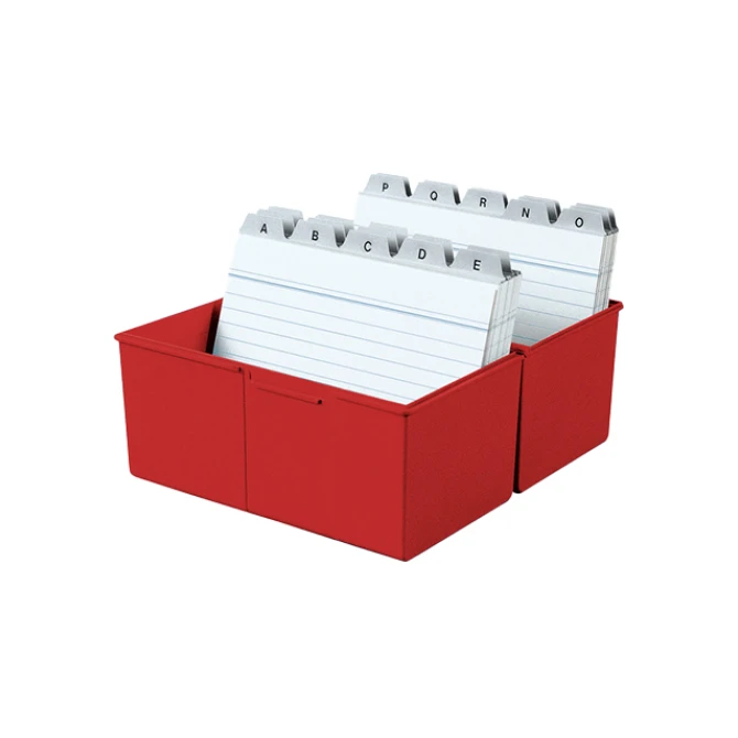 Systeemkaartenbak Han A6 rood