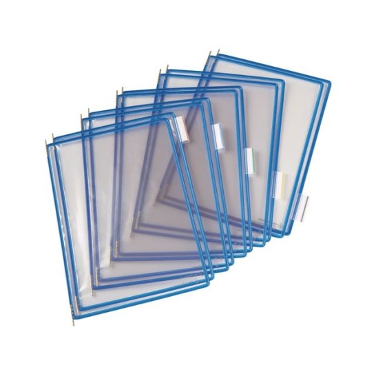 TARIFOLD Zichtpaneel A4 Plastic Blauw (doos 10 stuks)