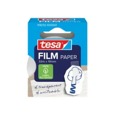 TESA 59212 Papier Plakband 19 mm x 33 m Transparant (1 rol x 33 m) TESA 59212 Papier Plakband 19 mm x 33 m Transparant (1 rol x 33 m)