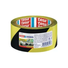 tesa® Signal Universal Waarschuwings-en markeringstape PP 50 mm x 66 m Geel-Zwart (rol 66 meter) tesa® Signal Universal Waarschuwings-en markeringstape PP 50 mm x 66 m Geel-Zwart (rol 66 meter)