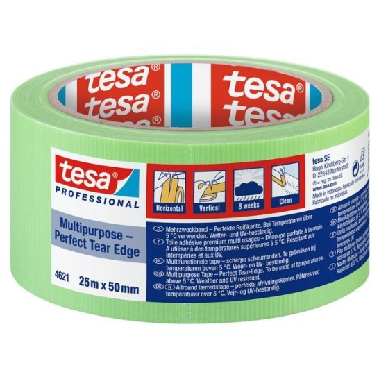 TESA® Multi-Functionele Markeertape Outdoor 50 mm x 25 m (rol 25 meter)