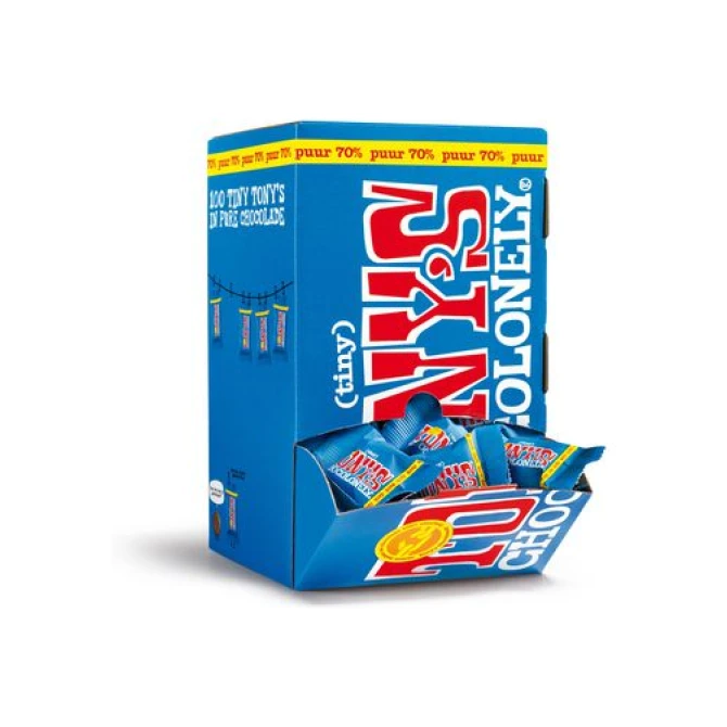 TONYS CHOCOLONELY® Tiny Tonys Pure Chocolade 900 gram (pak 900 gram)