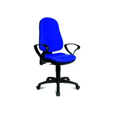 TOPSTAR Bureaustoel met armleuningen blauw TOPSTAR Bureaustoel met armleuningen blauw
