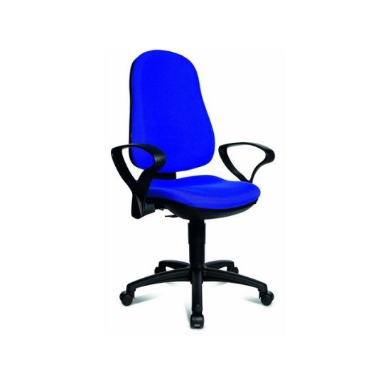 TOPSTAR Bureaustoel met armleuningen blauw