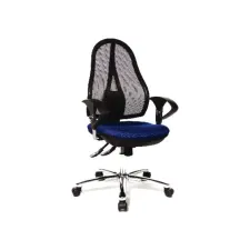 TOPSTAR Open Point SY Deluxe Bureaustoel Blauw Zwart TOPSTAR Open Point SY Deluxe Bureaustoel Blauw Zwart