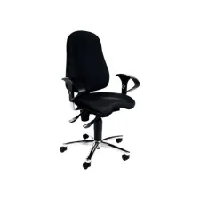 TOPSTAR Ortho bureaustoel stof 55 cm hoog zwart TOPSTAR Ortho bureaustoel stof 55 cm hoog zwart