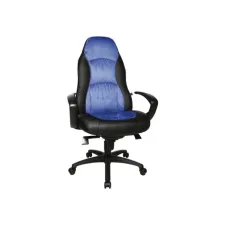TOPSTAR Speed microvezel managerstoel blauw/zwart TOPSTAR Speed microvezel managerstoel blauw/zwart