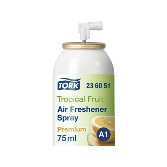 TORK A1 Luchtverfrisser Spray met Tropische Fruitgeur Navulling 75 ml (fles 75 milliliter)