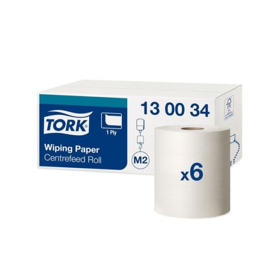 TORK Advanced Centerfeed Multirol met huls 1-Laag Wit (doos 6 rollen)