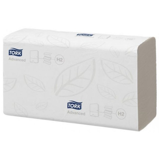 TORK Advanced Papieren Handdoeken H2 2-laags Wit (doos 20 x 190 stuks)
