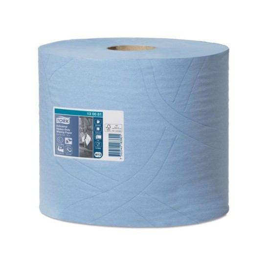 TORK Industrieel intensief reinigingsdoekjes 350 vellen 262 cm x 119 m papier blauw (pak 2 x 119 meter)