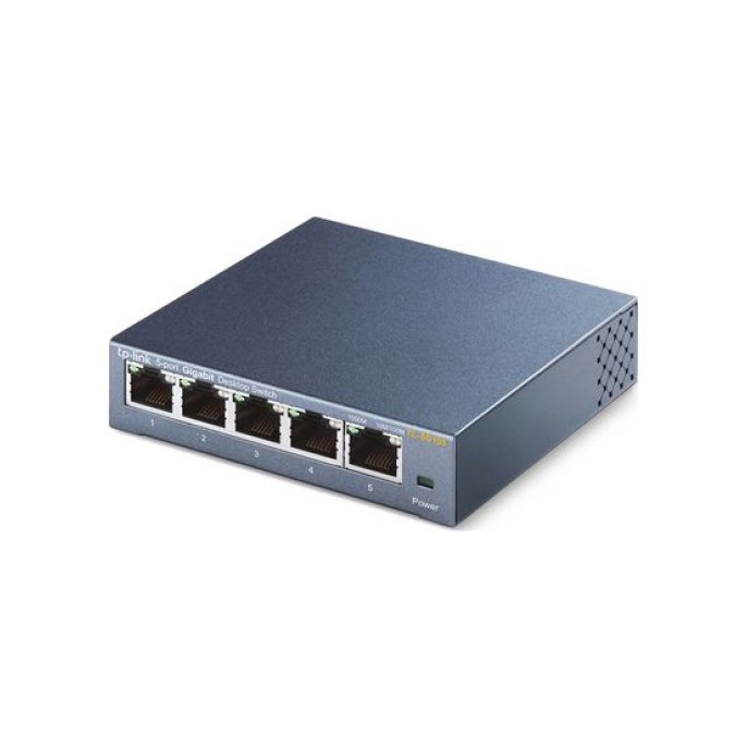 TP-Link TL-SG105 Desktopswitch met 5 poorten TP-Link TL-SG105 Desktopswitch met 5 poorten