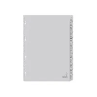 Tabblad A4 23R PP maanden grijs/set12