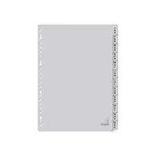 Tabblad A4 23R PP maanden grijs/set12 Tabblad A4 23R PP maanden grijs/set12