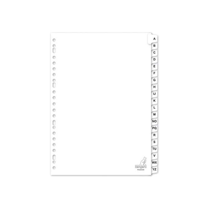 Tabblad A4 23R karton A-Z wit/set
