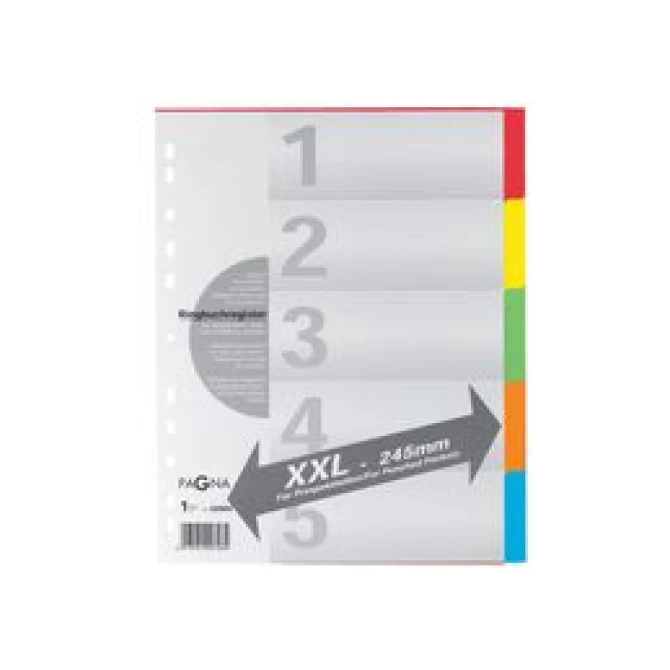 PAGNA Tabblad A4XXL 11R kleurkarton/set 5 PAGNA Tabblad A4XXL 11R kleurkarton/set 5