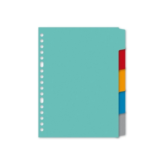 Tabblad A5 17R karton kleur/set 5