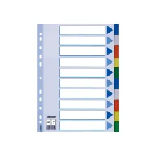 Tabblad ESSELTE 11r A4 PP 10tab kleur Tabblad ESSELTE 11r A4 PP 10tab kleur