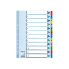 Tabblad ESSELTE 11r A4 karton 12 tab Tabblad ESSELTE 11r A4 karton 12 tab