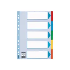 Tabblad ESSELTE A4 11R karton 5dlg/set1 Tabblad ESSELTE A4 11R karton 5dlg/set1