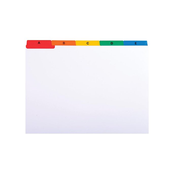 Tabkaart EXACOMPTA 210 x 160 mm A5 wit Tabkaart EXACOMPTA 210 x 160 mm A5 wit