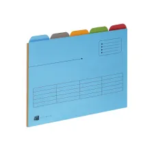 OXFORD Tabmap Ultimate A4 240 g/m² Blauw OXFORD Tabmap Ultimate A4 240 g/m² Blauw