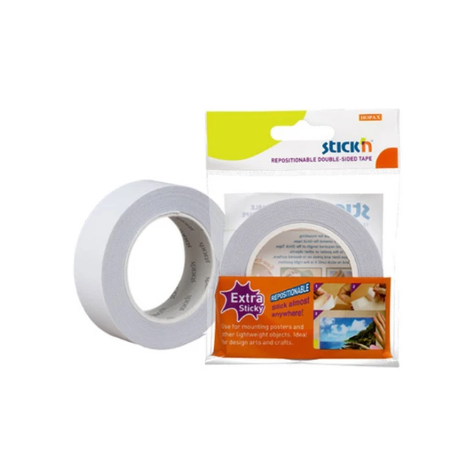 Stickn Tape herpos 25mmx12m dubbelz