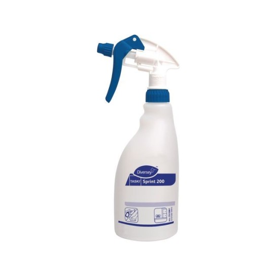 Taski Sprint 200 E1b Spuitfles tbv schoonmaakvloeistof 500 ml blauw (doos 5 x 500 milliliter)