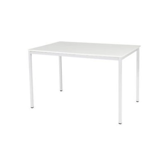 Tavolo Tafel 120 x 80 cm Grijs Wit Tavolo Tafel 120 x 80 cm Grijs Wit