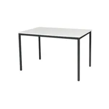 Tavolo Tafel 120 x 80 cm Wit Zwart