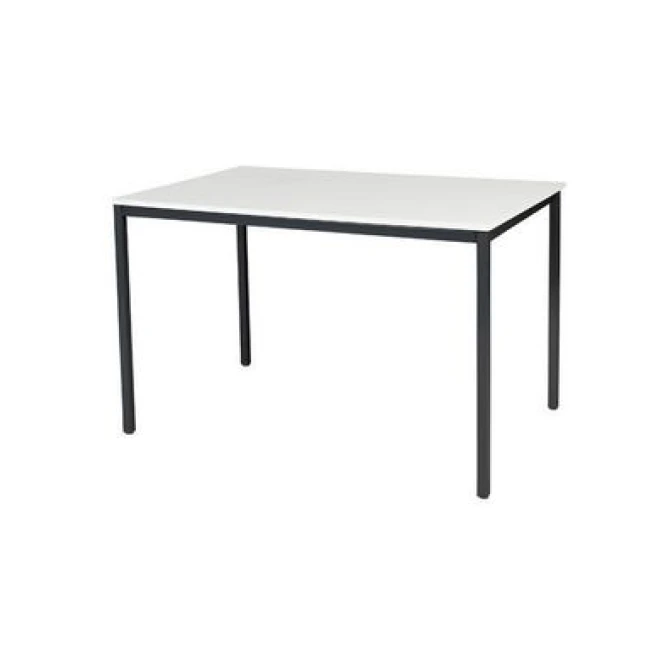 Tavolo Tafel 120 x 80 cm Wit Zwart Tavolo Tafel 120 x 80 cm Wit Zwart