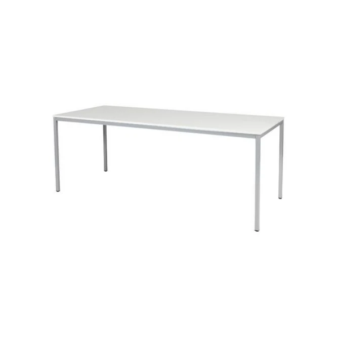 Tavolo Tafel 200 x 80 cm Wit Aluminium