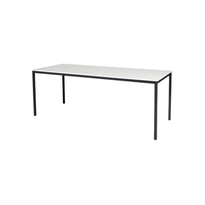 Tavolo Tafel 200 x 80 cm Wit Zwart Tavolo Tafel 200 x 80 cm Wit Zwart