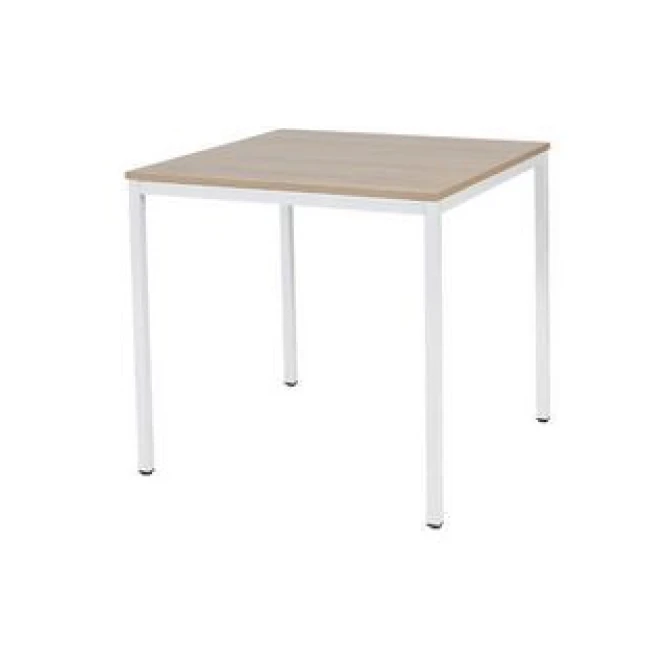 Tavolo Tafel 80 x 80 cm Havana Wit