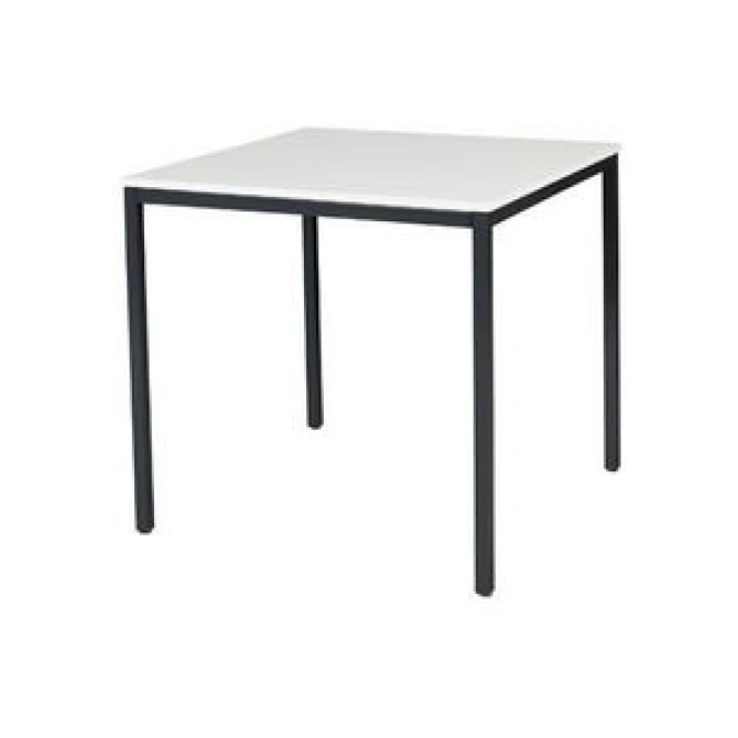 Tavolo Tafel 80 x 80 cm Wit Zwart Tavolo Tafel 80 x 80 cm Wit Zwart