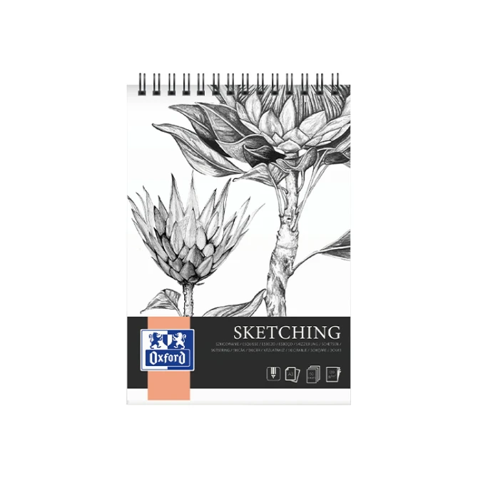 Oxford Tekenblok A3 spir 120gr 50v (1 blok x 50 vellen)