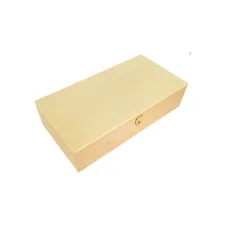 KANGARO Tekendoos 3-vaks 24x12x5x6cm hout KANGARO Tekendoos 3-vaks 24x12x5x6cm hout