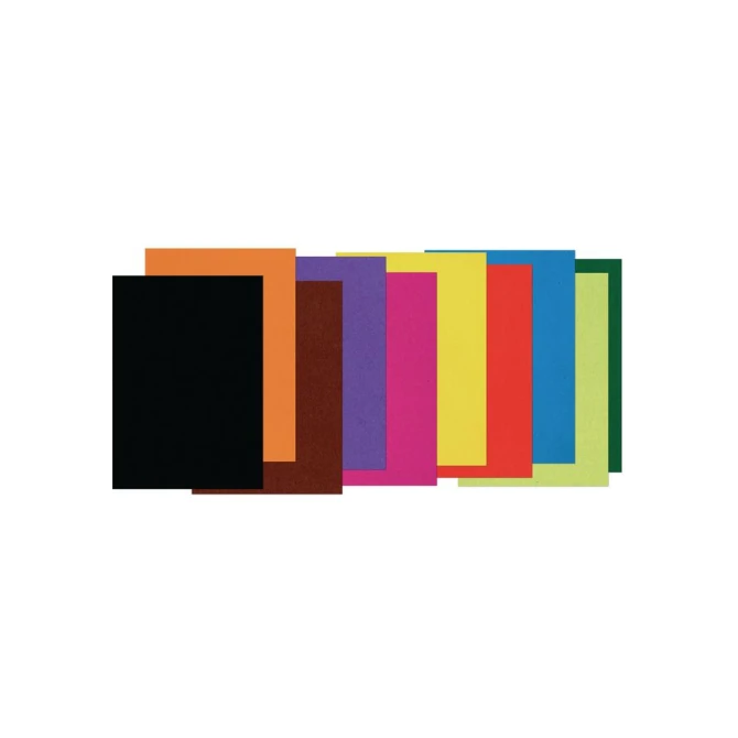 Tekenpapier 250 x 350 mm 120 g/m² Assorti (pak 500 stuks)