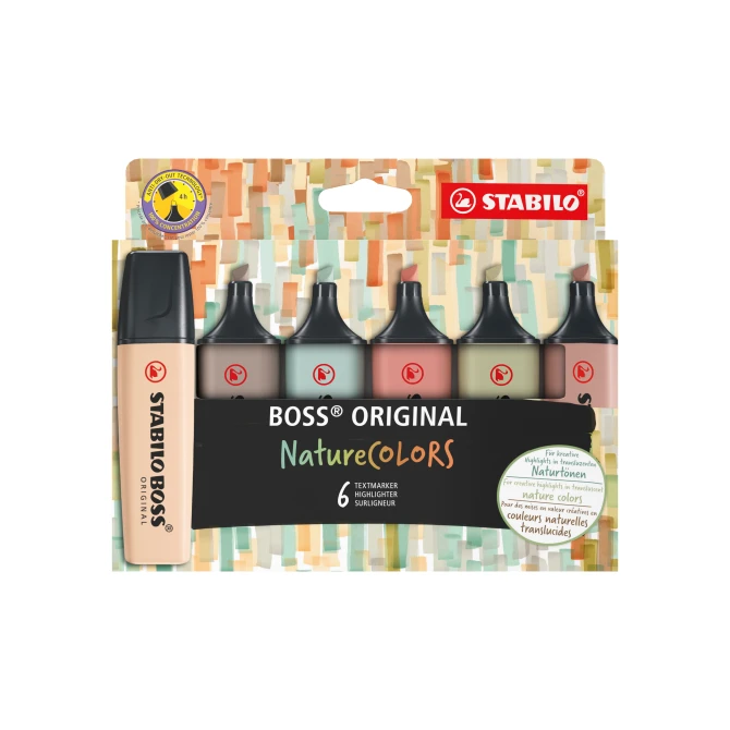 Tekstmarker BOSS original NatureCol/ds6