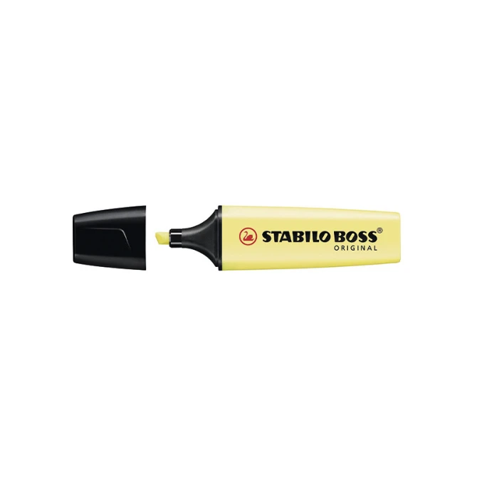 Tekstmarker BOSS original pastelgeel/d10
