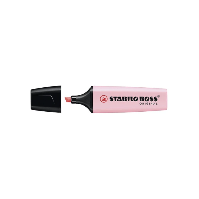 Tekstmarker BOSS original pastelroze/d10