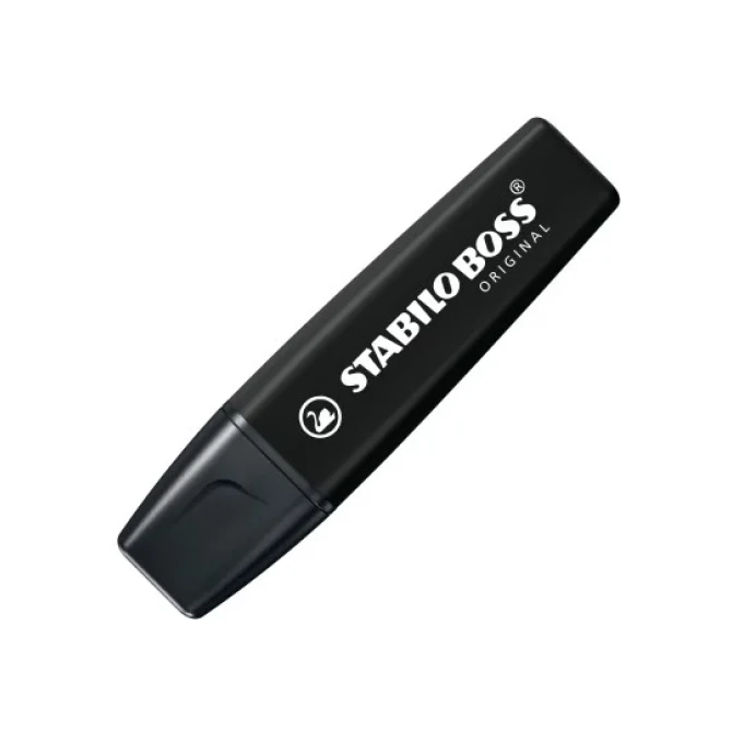 Tekstmarker BOSS original zwart/doos 10 Tekstmarker BOSS original zwart/doos 10