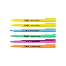 WB Tekstmarker assorti (pak 6 stuks) WB Tekstmarker assorti (pak 6 stuks)
