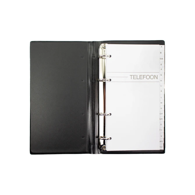 Telefoonregister Kangaro a-z 4r zwart Telefoonregister Kangaro a-z 4r zwart