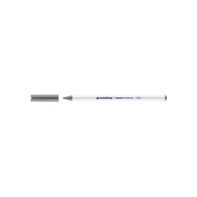 Textielmarker edding 4600 grijs/ds10 Textielmarker edding 4600 grijs/ds10