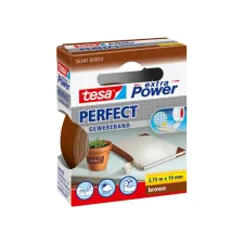 Textieltape TESA epp 19mm x 2.75m bruin Textieltape TESA epp 19mm x 2.75m bruin