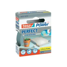 Textieltape TESA epp 19mm x 2.75m grijs Textieltape TESA epp 19mm x 2.75m grijs