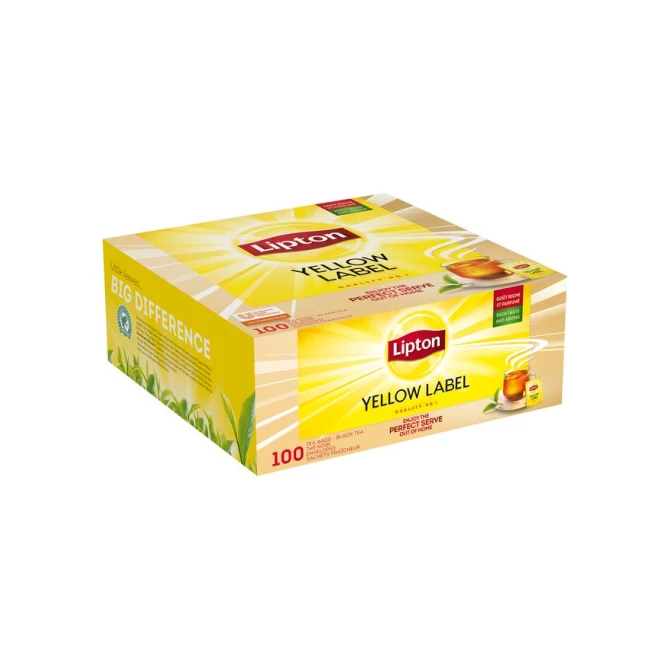 LIPTON Yellow Label Zwarte Thee (pak 100 stuks)